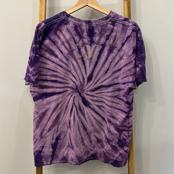 Vintage Tie Dye Waunakee Wave T Shirt - Picture 3 of 3